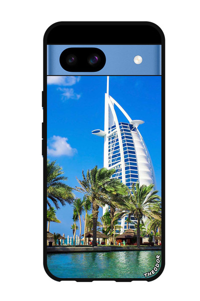 Theodor جراب واقٍ مضاد للخدش والصدمات لهاتف Google Pixel 8a برج دبي