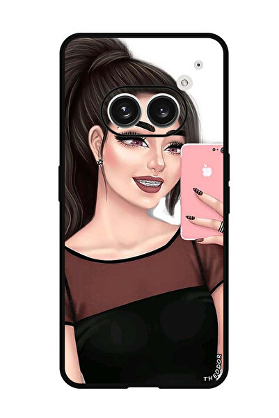 Theodor جراب واقٍ مضاد للخدش والصدمات لهاتف Nothing Phone (2a) صنع صور سيلفي