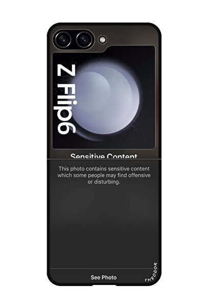 Theodor جراب واقٍ مضاد للخدش والصدمات لهاتف Samsung Galaxy Z Flip 6 الحساس