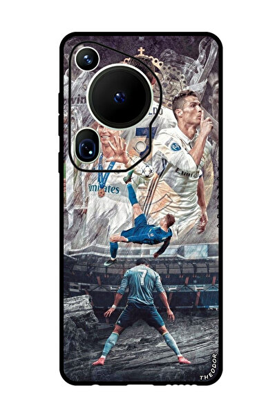 Theodor جراب واقٍ مضاد للخدش والصدمات لهاتف هواوي بيورا 70 ألترا رونالدو 1