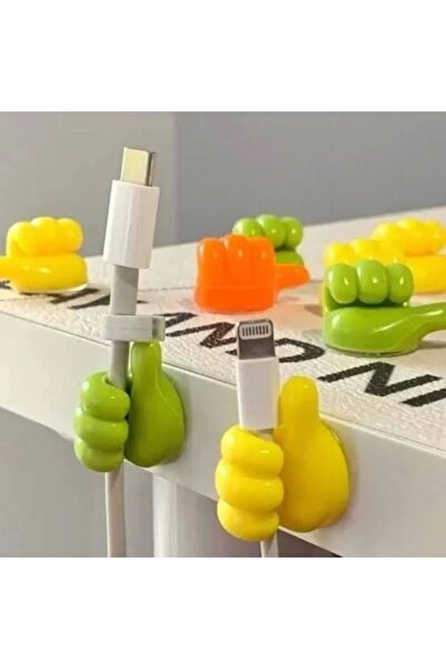 AlBunu Hand Shaped Cable Holder 10 Pieces