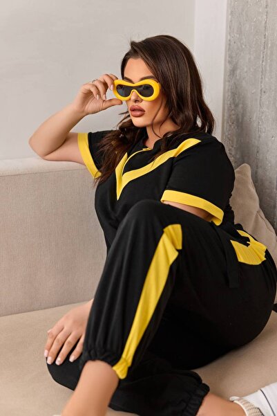 Bigsize Women's plus size tracksuit in two colors 8109