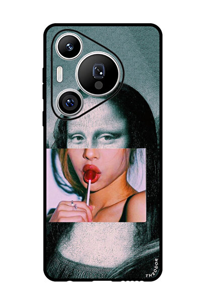 Theodor جراب واقٍ مضاد للخدش والصدمات لهاتف هواوي بيورا 70 موناليزا 2