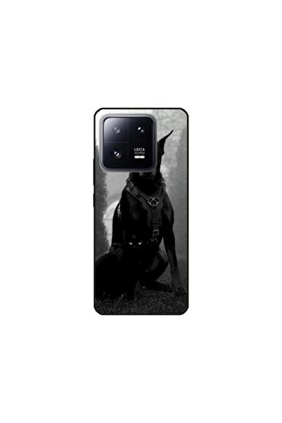 Atlas Husa personalizata si Folie de Silicon pentru Xiaomi 13 Pro, Doberman, ...