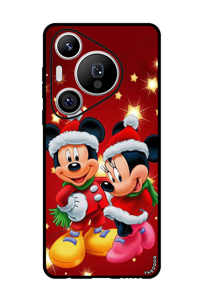Theodor جراب واقٍ مضاد للخدش والصدمات لهاتف هواوي بيورا 70 برو بلس ميكي ماوس