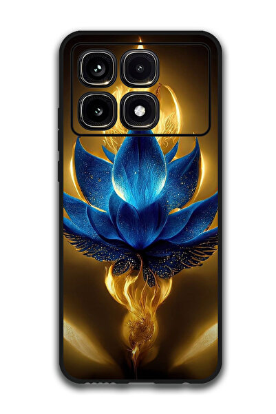 Theodor جراب واقٍ مضاد للخدش والصدمات لهاتف Xiaomi Redmi K70 Ultra، زهرة مجردة 3