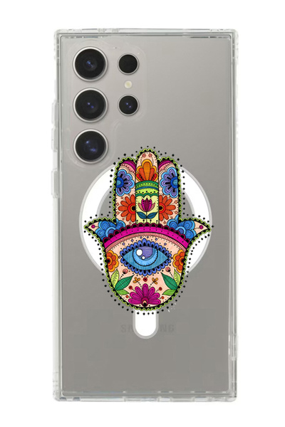 Theodor غلاف لهاتف Samsung Galaxy S24 Ultra متوافق مع MagSafe، غطاء ممتص للصد...