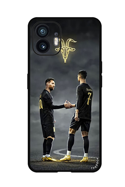 Theodor جراب واقٍ مضاد للخدش والصدمات لهاتف Nothing Phone (2) ميسي رونالدو ال...