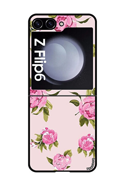 Theodor Protective Case For Samsung Galaxy Z Flip 6 H& Painting Pink Flower