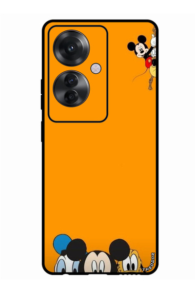 Theodor جراب واقٍ مضاد للخدش والصدمات لهاتف Oppo Reno 11F (رسوم متحركة)