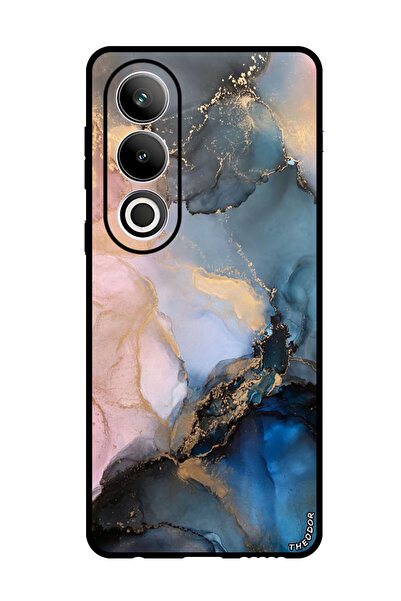 Theodor جراب واقٍ مضاد للخدش والصدمات لهاتف OnePlus Ace 3V بلون رخامي ملون (2)