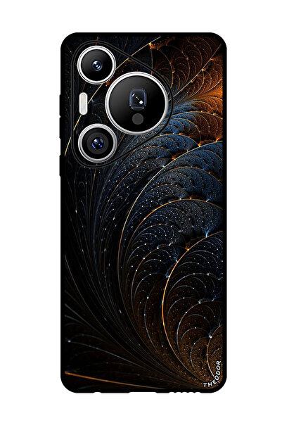 Theodor جراب واقٍ مضاد للخدش والصدمات لهاتف هواوي بيورا 70 برو بلس، تصميم تجريدي 10