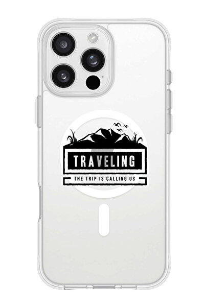 Theodor جراب Magsafe لهاتف iPhone 16 Pro متوافق مع iPhone، غطاء ممتص للصدمات للهاتف - للسفر