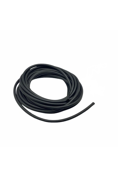 YDSilikon su hortumu 4mmx6mm 5 metre siyah renk