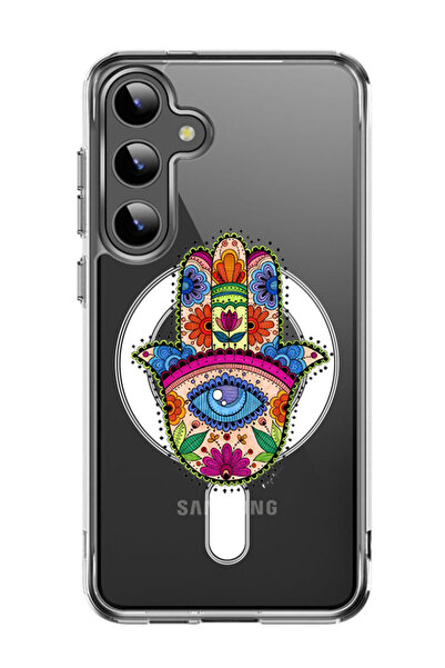 Theodor غلاف لهاتف Samsung Galaxy S24 متوافق مع MagSafe، غطاء ممتص للصدمات مق...