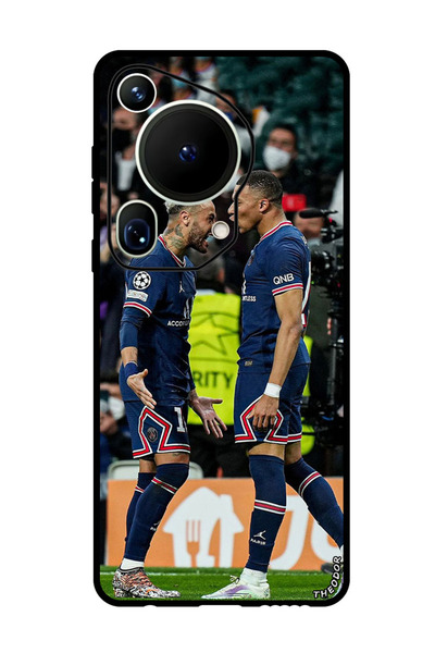 Theodor جراب واقٍ مضاد للخدش والصدمات لهاتف هواوي بيورا 70 ألترا مبابي ونيمار 2