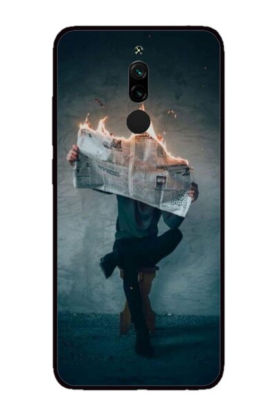 Atlas Husa personalizata Xiaomi Redmi Note 8 Pro, Burn the News, multicolor, ...