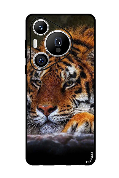 Theodor جراب واقٍ مضاد للخدش والصدمات لهاتف هواوي بيورا 70 برو بلس تايجر