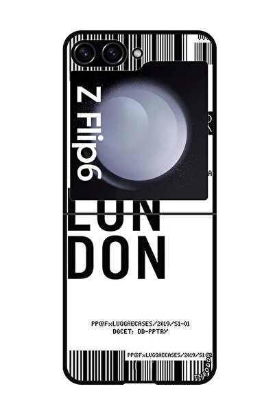 Theodor جراب حماية لهاتف Samsung Galaxy Z Flip 6 - تذكرة صعود لندن