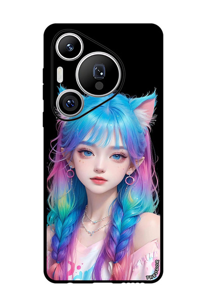 Theodor جراب واقٍ مضاد للخدش والصدمات لهاتف هواوي بيورا 70 برو بلس جيرل 1