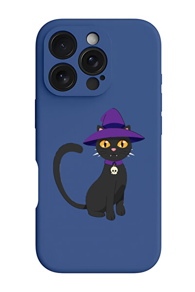 Theodor جراب حماية من السيليكون السائل المقاوم للصدمات لهاتف iPhone 16 Pro با...