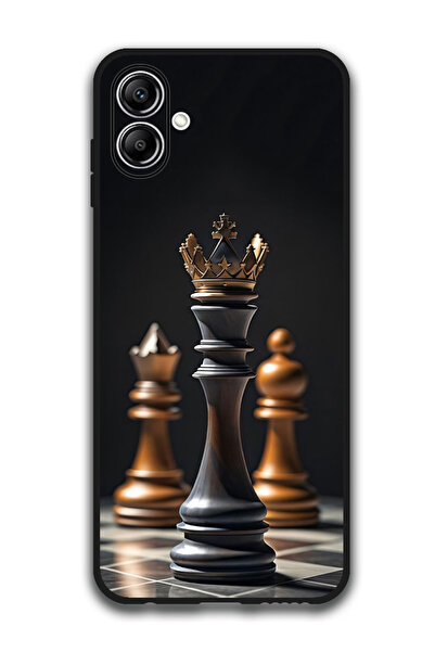 Theodor جراب واقٍ مضاد للخدش والصدمات لهاتف Samsung Galaxy A06 Chess KING