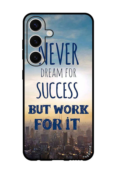 Theodor جراب حماية لهاتف Samsung Galaxy S24 لا يحلم أبدًا بالنجاح