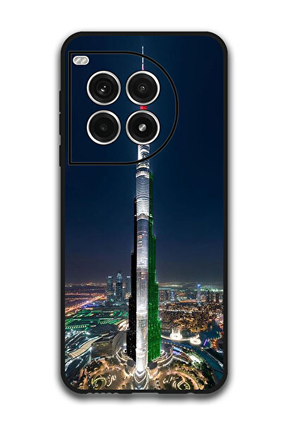 Theodor جراب واقٍ مضاد للخدش والصدمات لهاتف OnePlus Ace 3 Pro، علم برج خليفة،...