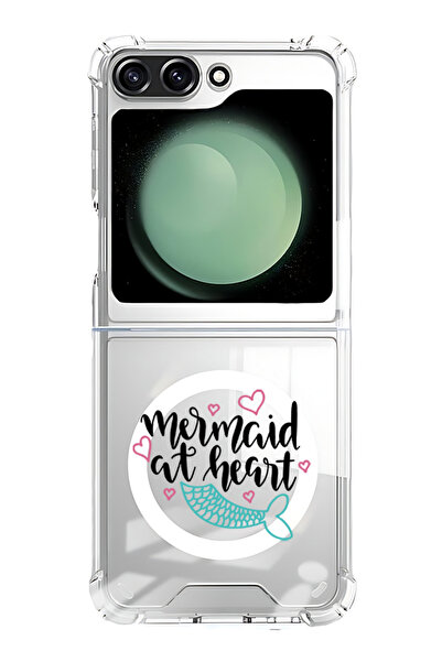 Theodor غلاف لهاتف Samsung Galaxy Z Flip 5 متوافق مع MagSafe، جراب مقاوم للصد...