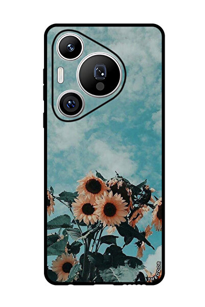 Theodor جراب واقٍ مضاد للخدش والصدمات لهاتف هواوي بيورا 70 صن فلاور