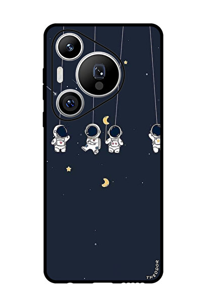 Theodor جراب واقٍ مضاد للخدش والصدمات لهاتف هواوي بيورا 70 برو بلس - رواد الفضاء