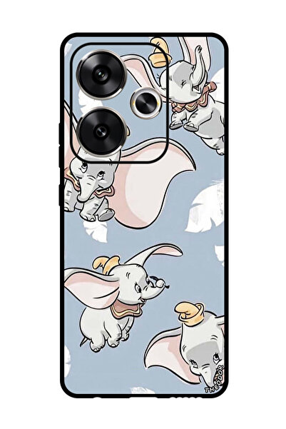 Theodor جراب واقٍ مضاد للخدش والصدمات لهاتف Xiaomi Redmi Turbo 3 بتصميم فيل ص...