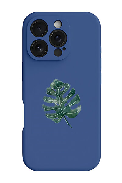 Theodor غطاء حماية سيليكون سائل مقاوم للصدمات لجهاز iPhone 16 Pro Max أزرق - ...