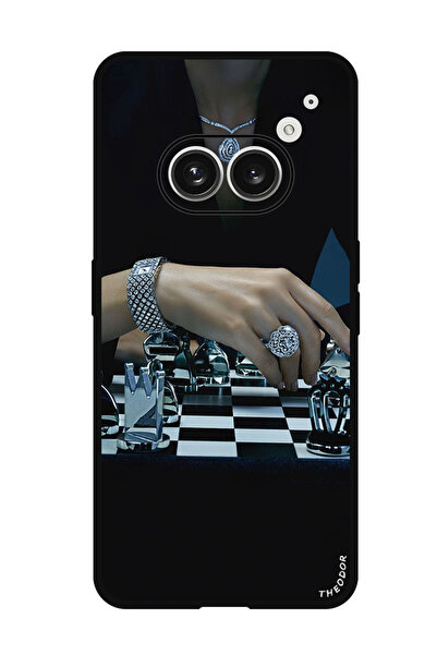 Theodor جراب واقٍ مضاد للخدش والصدمات لهاتف Nothing Phone (2a) Chess 1