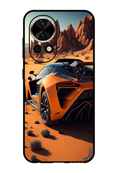 Theodor جراب واقٍ مضاد للخدش والصدمات لهاتف هواوي نوفا 12 سيارة في الصحراء
