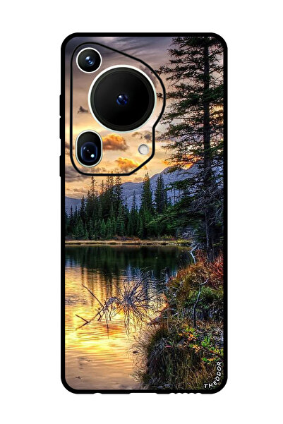 Theodor جراب واقٍ مضاد للخدش والصدمات لهاتف هواوي بيورا 70 ألترا نيتشر