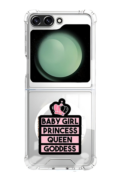 Theodor غلاف لهاتف Samsung Galaxy Z Flip 5 متوافق مع MagSafe، جراب مقاوم للصد...