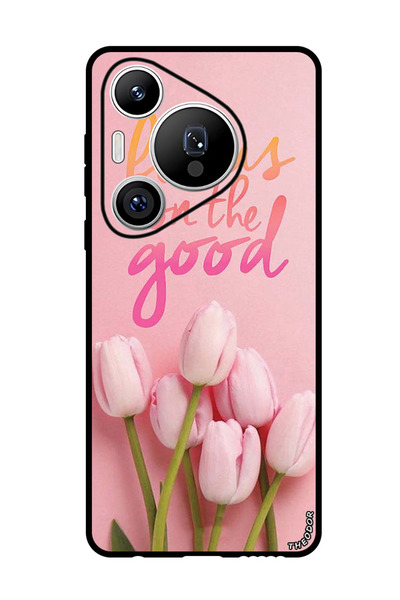 Theodor جراب واقٍ مضاد للخدش والصدمات لهاتف هواوي بيورا 70 برو بلس التركيز على الخير