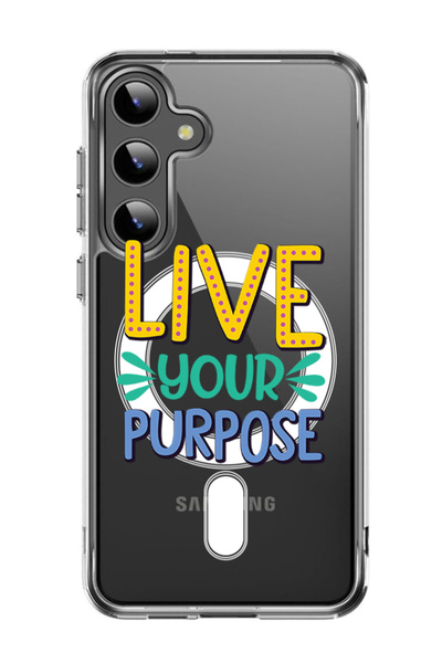 Theodor حافظة لهاتف سامسونج جالكسي S24 متوافقة مع ماج سيف، غطاء ممتص للصدمات ...