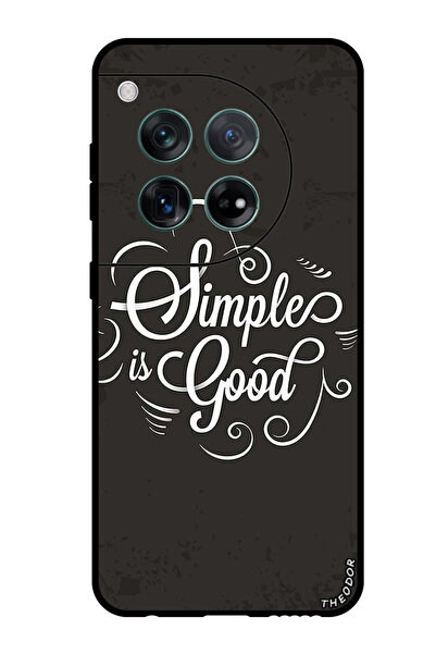 Theodor جراب واقٍ مضاد للخدش والصدمات لهاتف OnePlus 12، بسيط وجيد