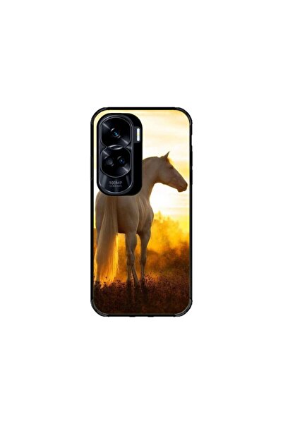 Atlas Husa personalizata si Folie de Silicon pentru Honor 90 Lite, Horse #2, ...