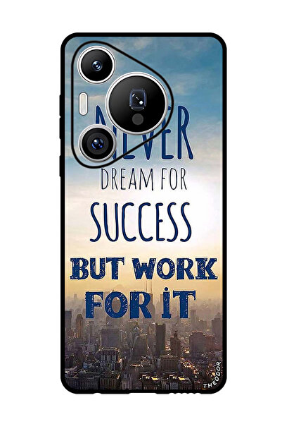 Theodor جراب حماية لهاتف هواوي بيورا 70 برو بلس لا يحلم أبدًا بالنجاح