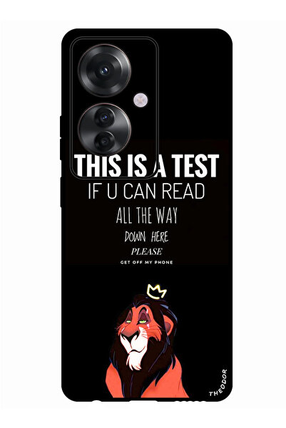 Theodor جراب واقٍ مضاد للخدش والصدمات لهاتف Oppo F25 Pro هذا اختبار