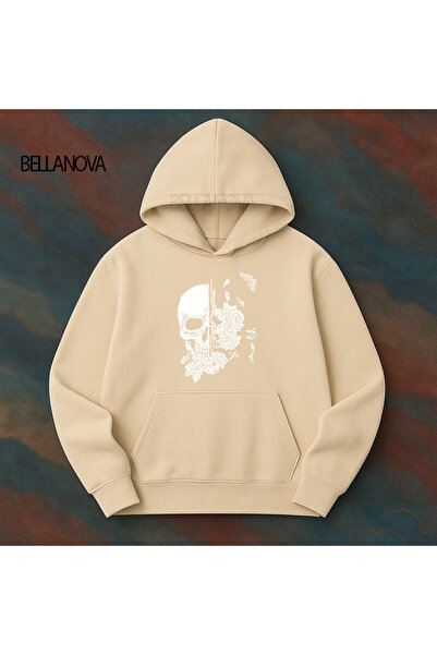 bellanova Κορυφαίας ποιότητας Unisex Φούτερ με κουκούλα και 3 κλωστές