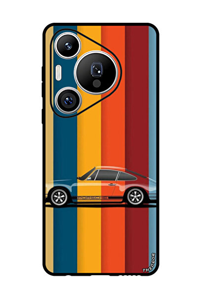 Theodor جراب واقٍ مضاد للخدش والصدمات لهاتف هواوي بورا 70 فينتيج بورش