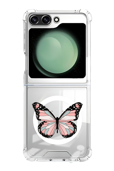 Theodor Case for Samsung Galaxy Z Flip 5 Compatible with MagSafe, Shockproof ...