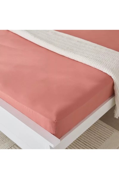 Home Box Derby Solid Microfiber Olympic Queen Fitted Sheet - 160x200+25 cm
