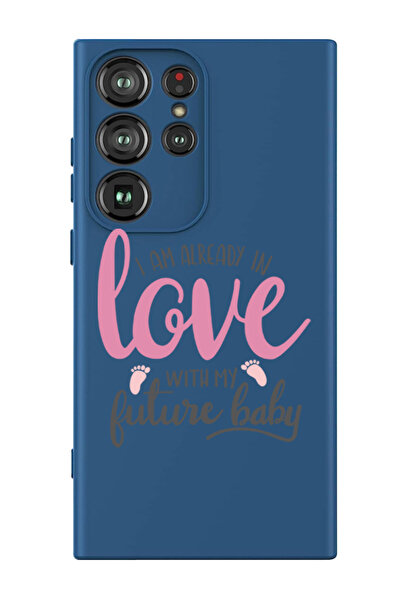 Theodor Protective Liquid Silicone Case For Samsung Galaxy S24 Ultra (Blue) -...