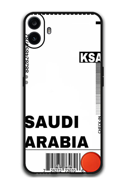 Theodor جراب حماية مضاد للخدش والصدمات لهاتف CMF 1، بطاقة صعود طائرة سعودية