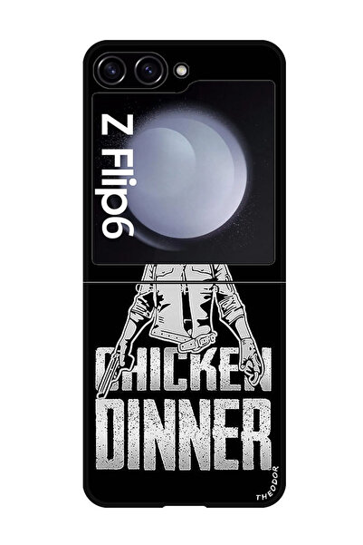 Theodor حافظة حماية لهاتف Samsung Galaxy Z Flip 6 الفائز الفائز الدجاج الفائز